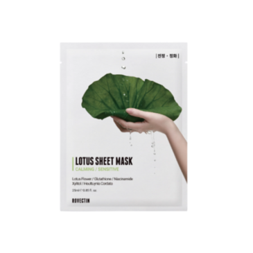Rovectin Calming Lotus Sheet Mask 5ea