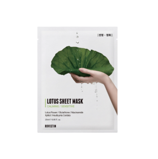 Rovectin Calming Lotus Sheet Mask 5ea