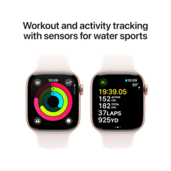  apple watch series 10 42mm rose gold aluminum gps