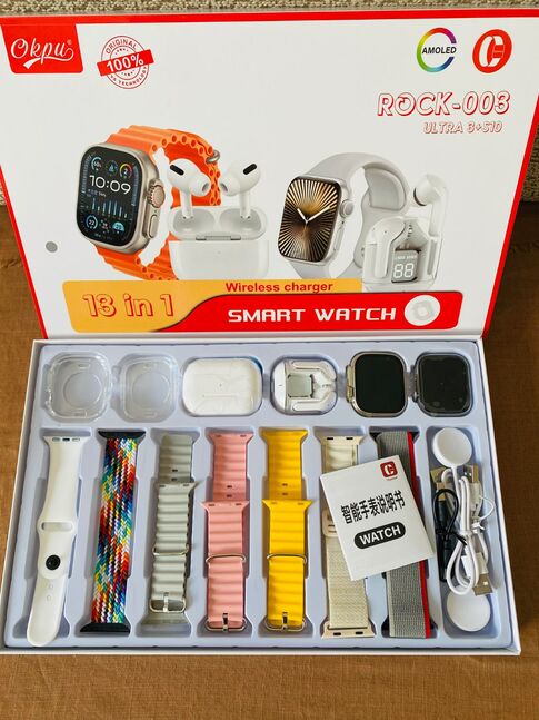 ⌚️хос смарт цаг+ кейс+ хос bluetooth чихэвч+ 7ш оосор 