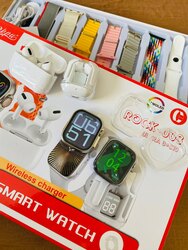 ⌚️хос смарт цаг+ кейс+ хос bluetooth чихэвч+ 7ш оосор 