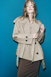 Zara short trench coat 