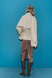 Zara short trench coat 