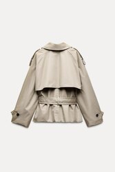 Zara short trench coat 
