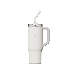 xiaomi straw cup mjxgb01rm 1l 6-hour insulation lock cold insulation water cup white