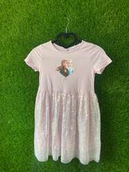 H&m даашинз / frozen printed tulle dress