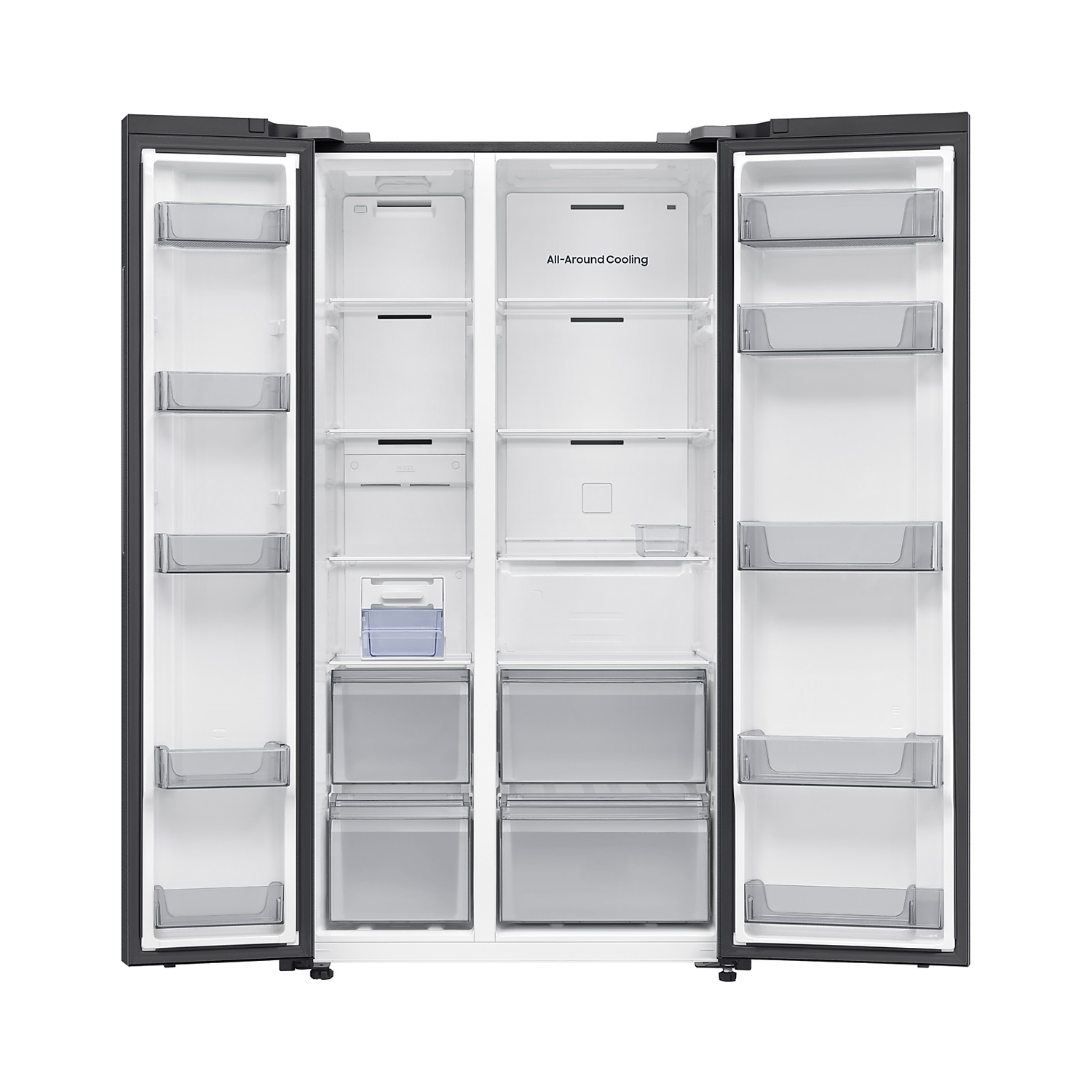 Samsung 647л багтаамжтай 2 хаалгатай хөргөгч SpaceMax ™,Metal Cooling RS70F65Q1FWT SBS 