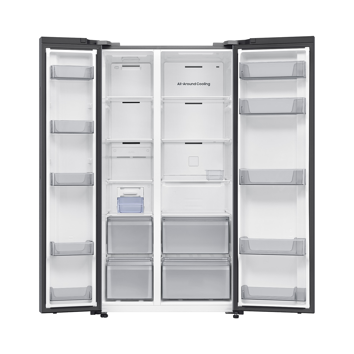 Samsung 647л багтаамжтай 2 хаалгатай хөргөгч SpaceMax ™,Metal Cooling RS70F65Q1TWT SBS 