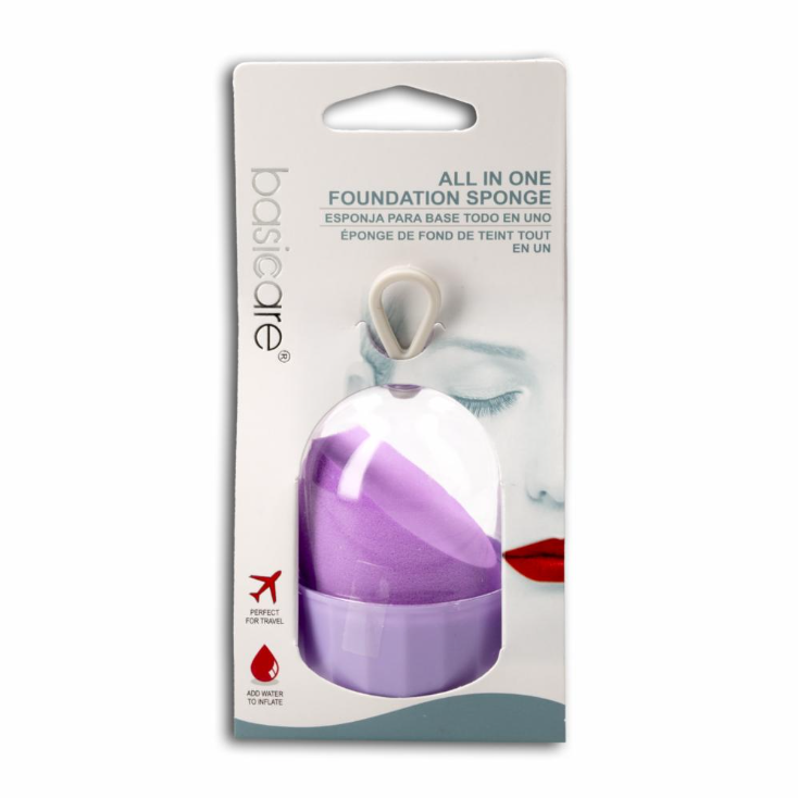 BASICARE ALL IN ONE FOUNDATION SPONGE-PURPLE