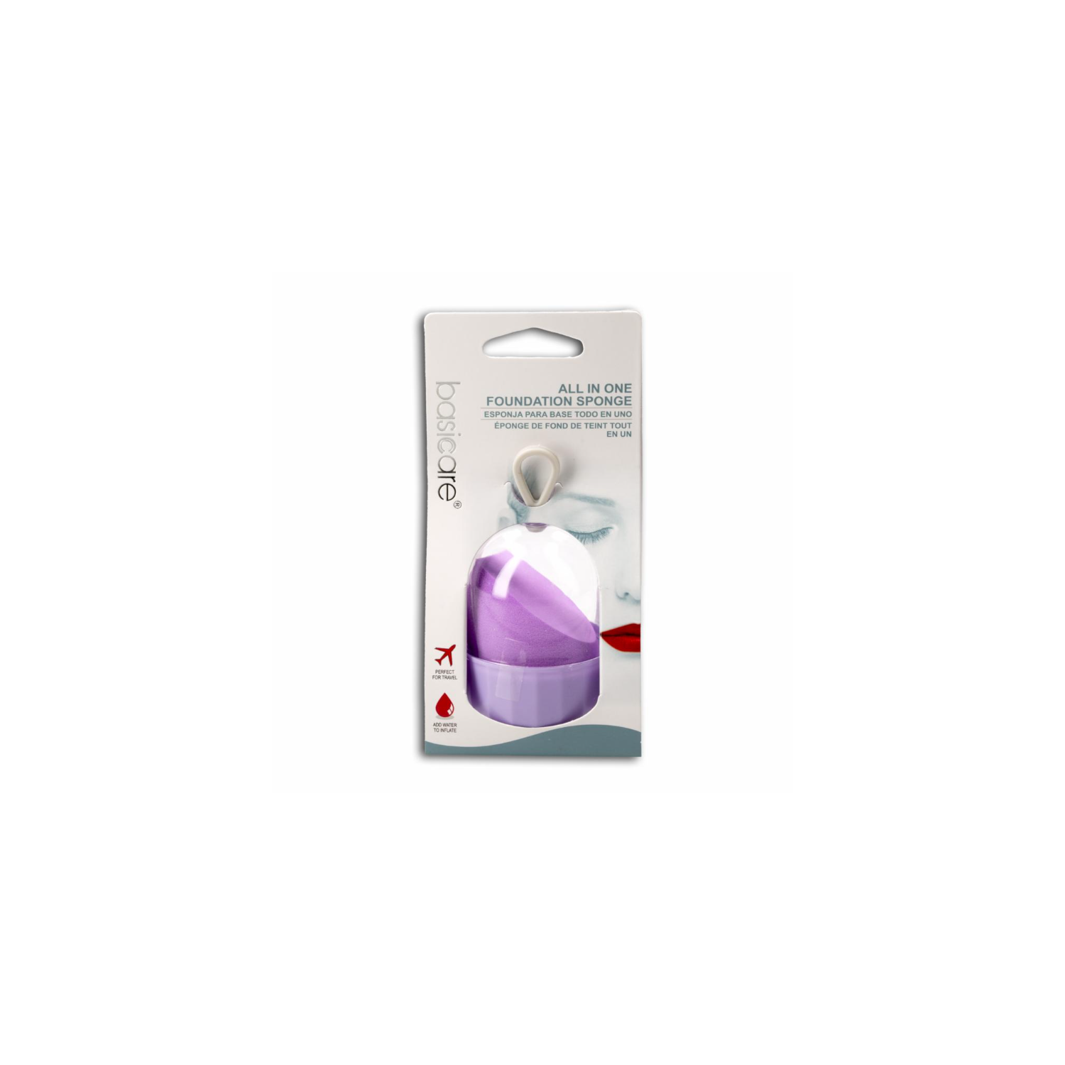 BASICARE ALL IN ONE FOUNDATION SPONGE-PURPLE