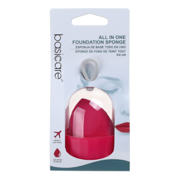 BASICARE ALL IN ONE FOUNDATION SPONGE-MAGENTA