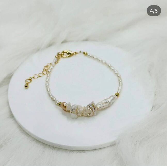 Keshi bracelet set