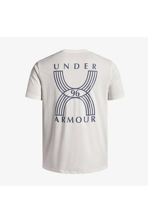 UA RUN 96 SHORTSLEEVE-WHT