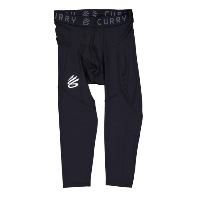 UA Curry Brand 3/4 Lgs-BLK