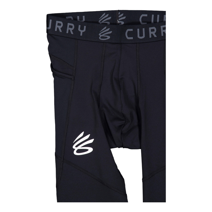 UA Curry Brand 3/4 Lgs-BLK