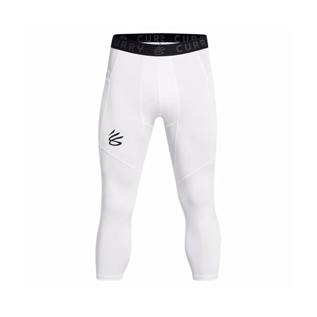 UA Curry Brand 3/4 Lgs-WHT