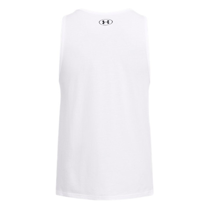 UA SPORTSTYLE LOGO TANK-WHT