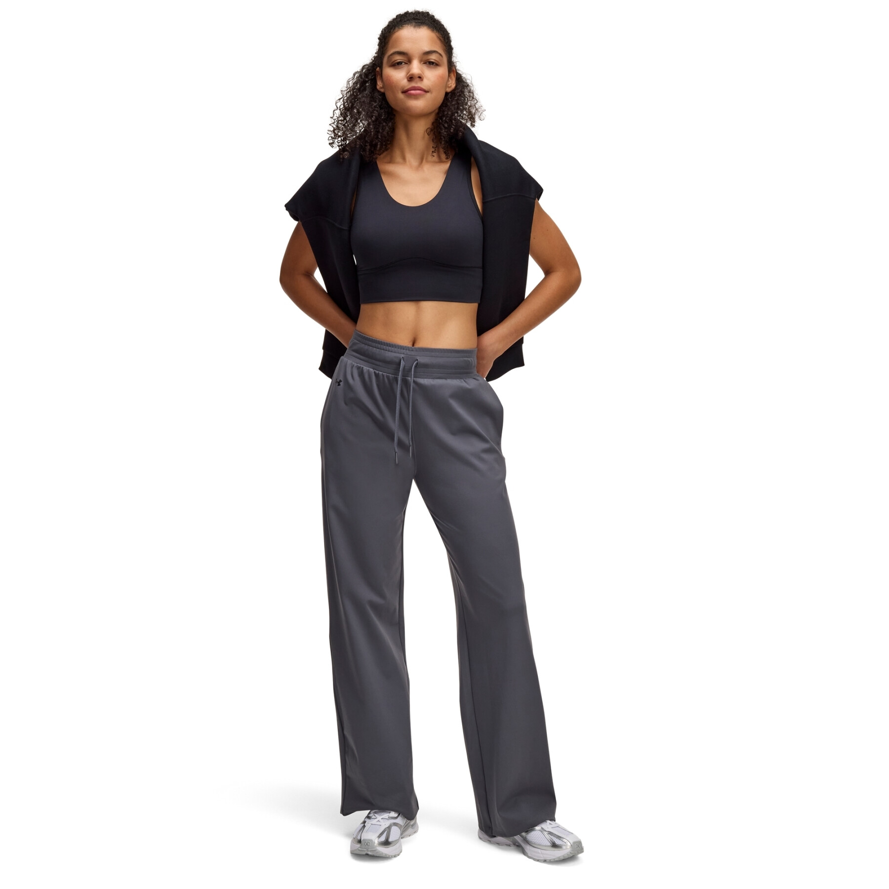 Motion Open Hem Pant-GRY