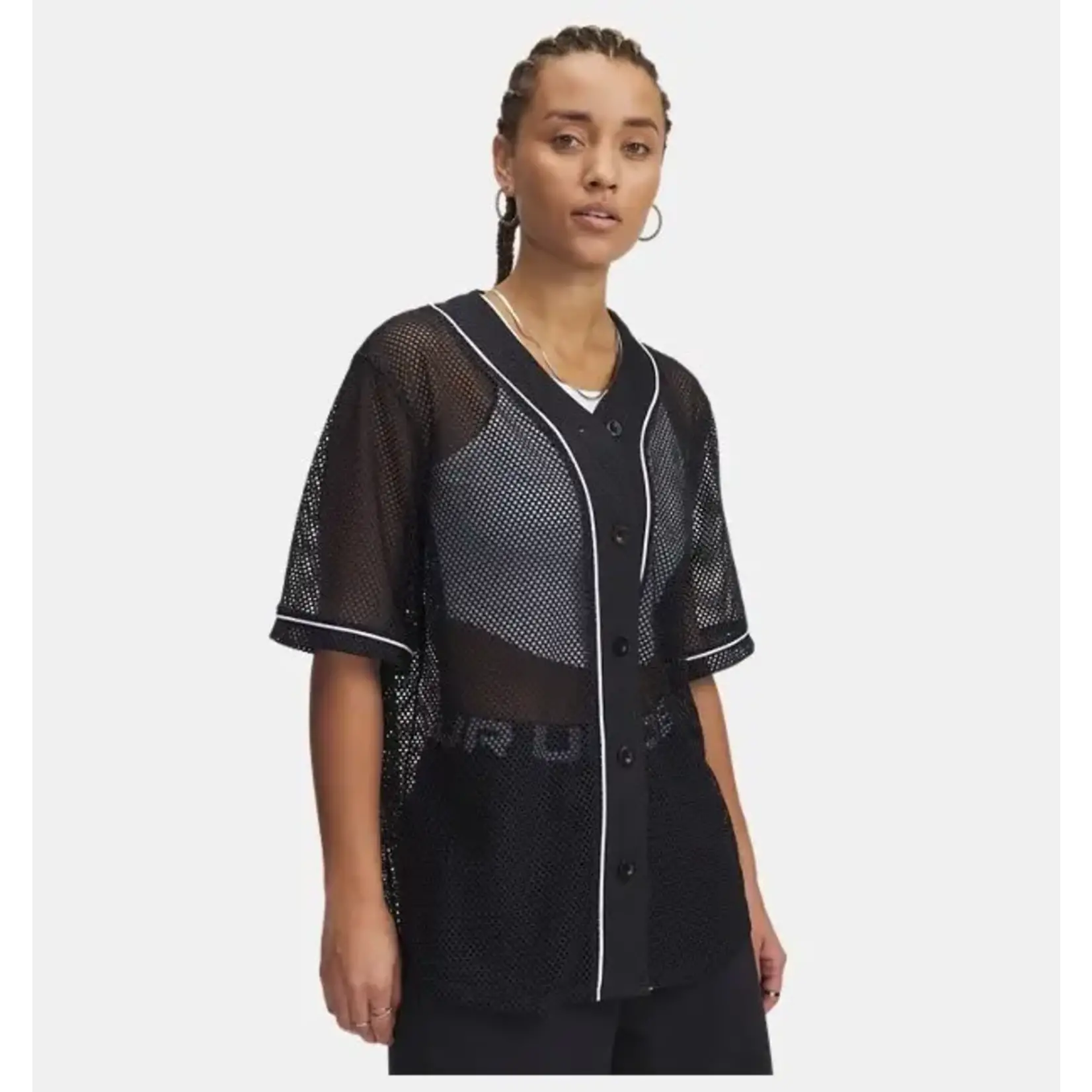 Sportswear Baseball Jersey-BLK