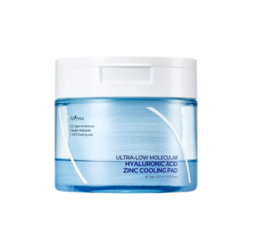 ISNTREE ULTRA-LOW MOLECULAR HYALURONIC ACID ZINC COOLING PAD