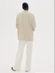 H&m lyocell blend blazer size: l