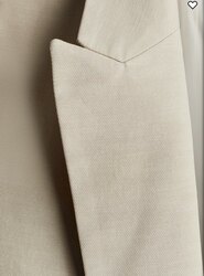H&m lyocell blend blazer size: l