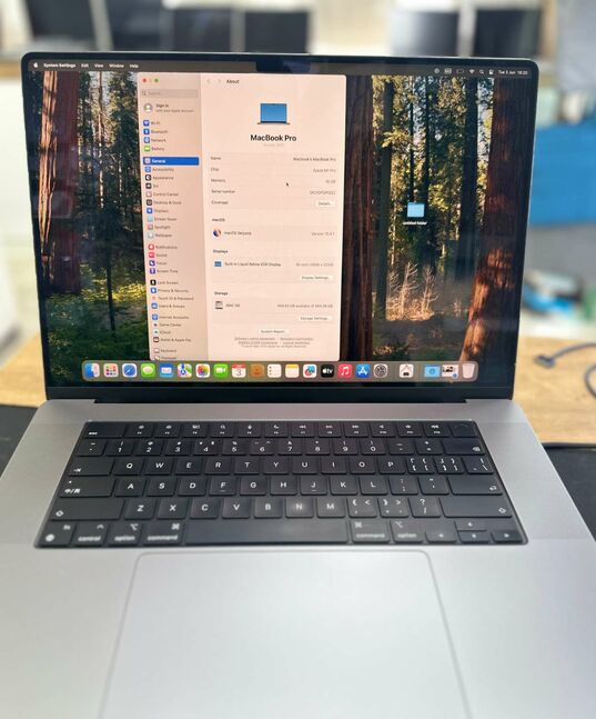 Apple 2021 macbook pro (16.2-inch, m1 pro chip with 10‑core cpu and 16‑core gpu, 16gb ram, 512gb ssd