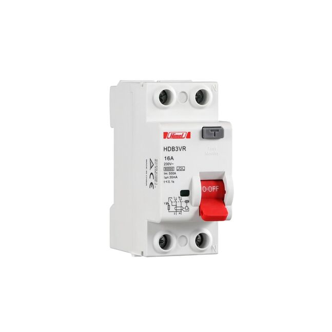 residual current switch HDB3VR - 2P - 32A - 30mA - for AC