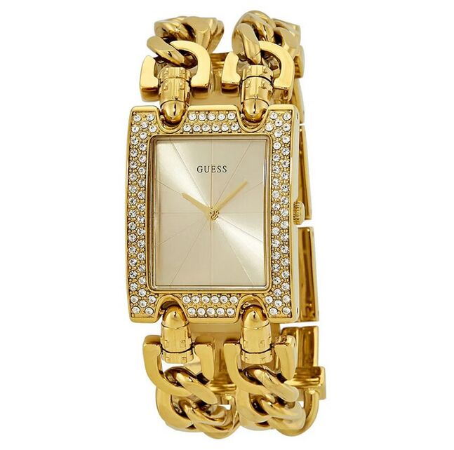 Guess  mod gold sunray dial ladies bangle watch w0072l1  хэмжээ:28 mm