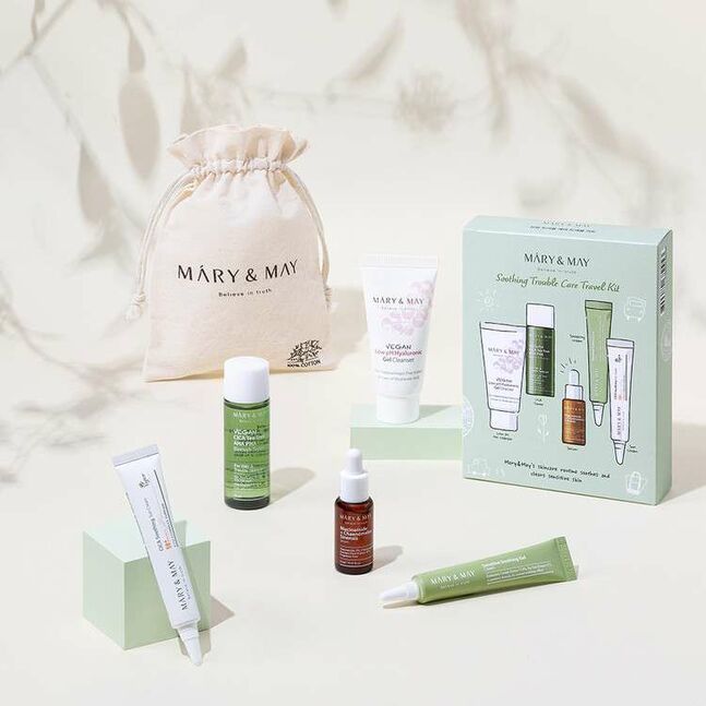 Mary&may soothing trouble care мини сэт