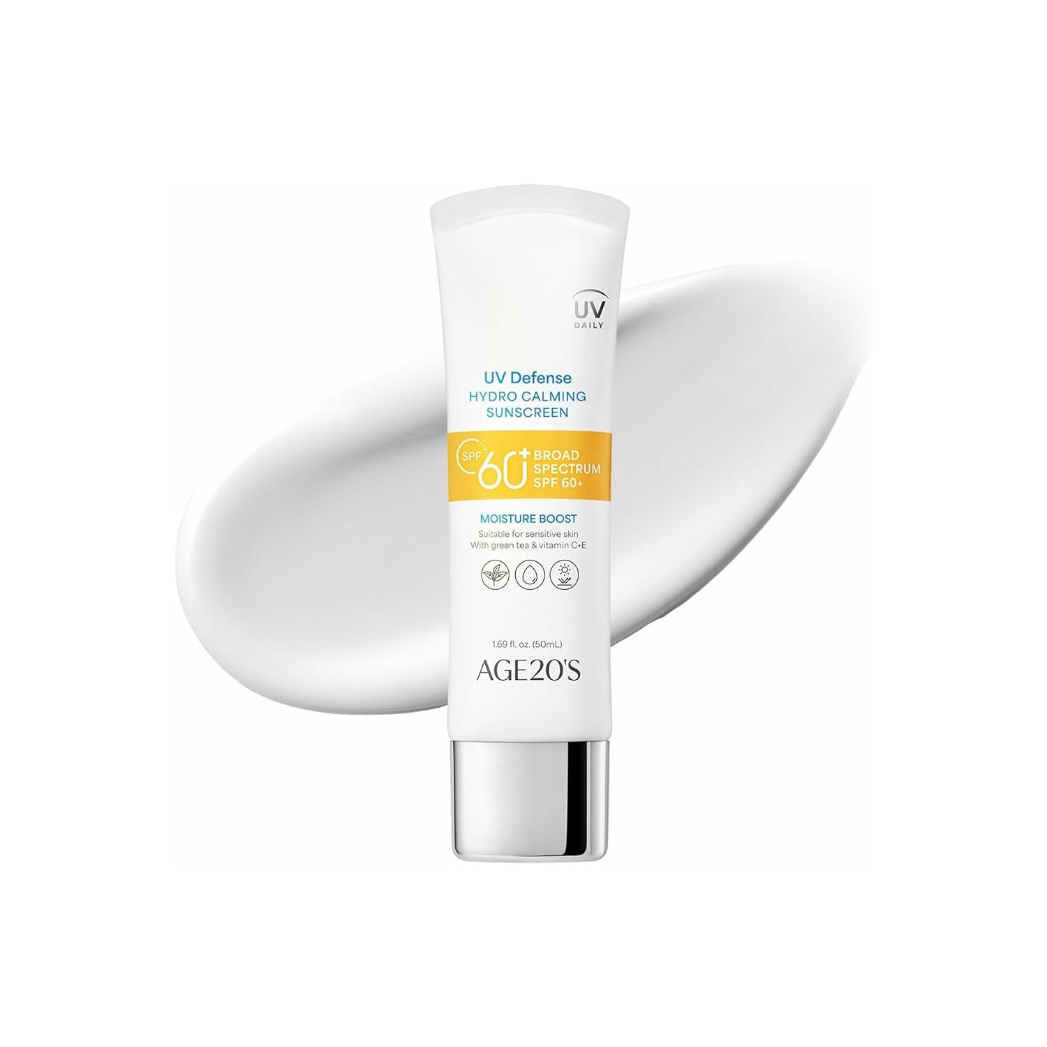 AGE 20'S UV Defense Hydro Calming Sunscreen SPF60+ 50ml
