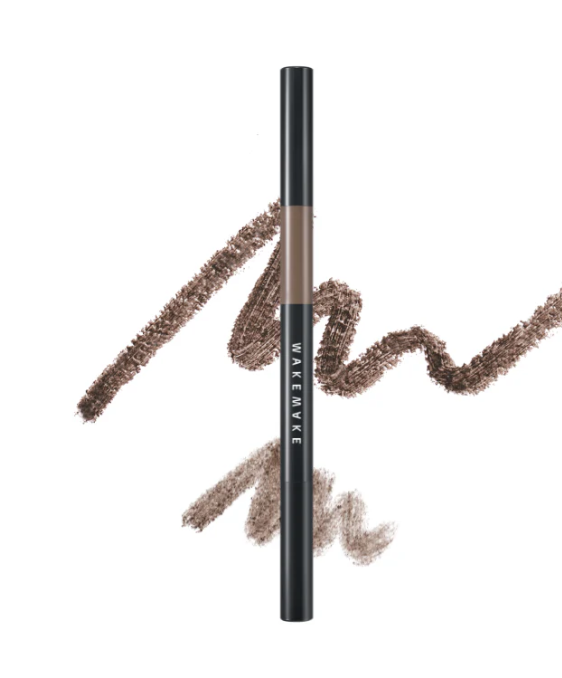 WAKEMAKE POWDER JET DUAL BROW 06 DEEP BROWN