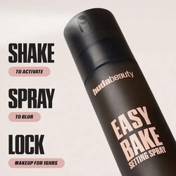 Huda beauty - easy bake blurring setting spray with 16-hour wear 100ml