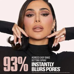 Huda beauty - easy bake blurring setting spray with 16-hour wear 100ml