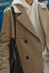 Short trench coat