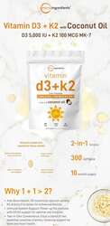 Microingredients 5000iu d3+k2 100mcg