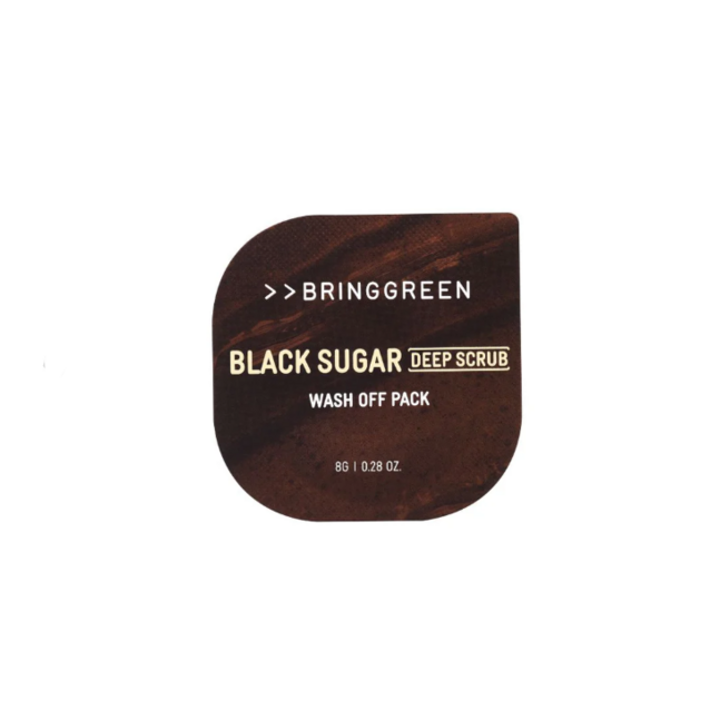 Bring Green BLACK SUGAR DEEP SCRUB WASH OFF PACK