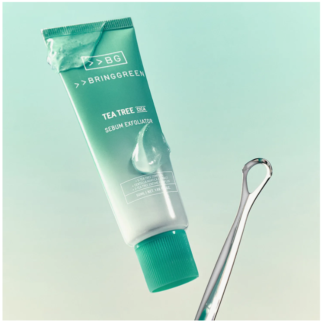 BRING GREEN Tea Tree Cica Sebum Cleaning Gel 50ml Set
