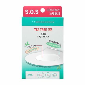 Bring Green TEA TREE CICA SOS SPOT PATCH 75+25PCS