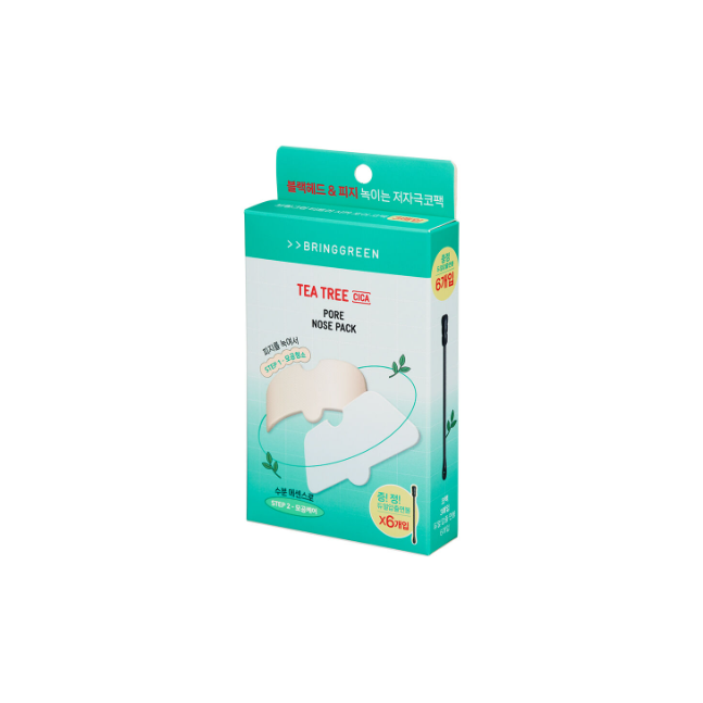 BRINGGREEN Tea Tree Cica Pore Nose pack