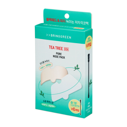 BRINGGREEN Tea Tree Cica Pore Nose pack