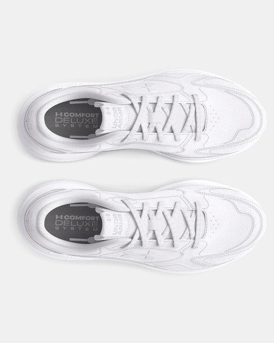 UA W Edge LTHR-WHT