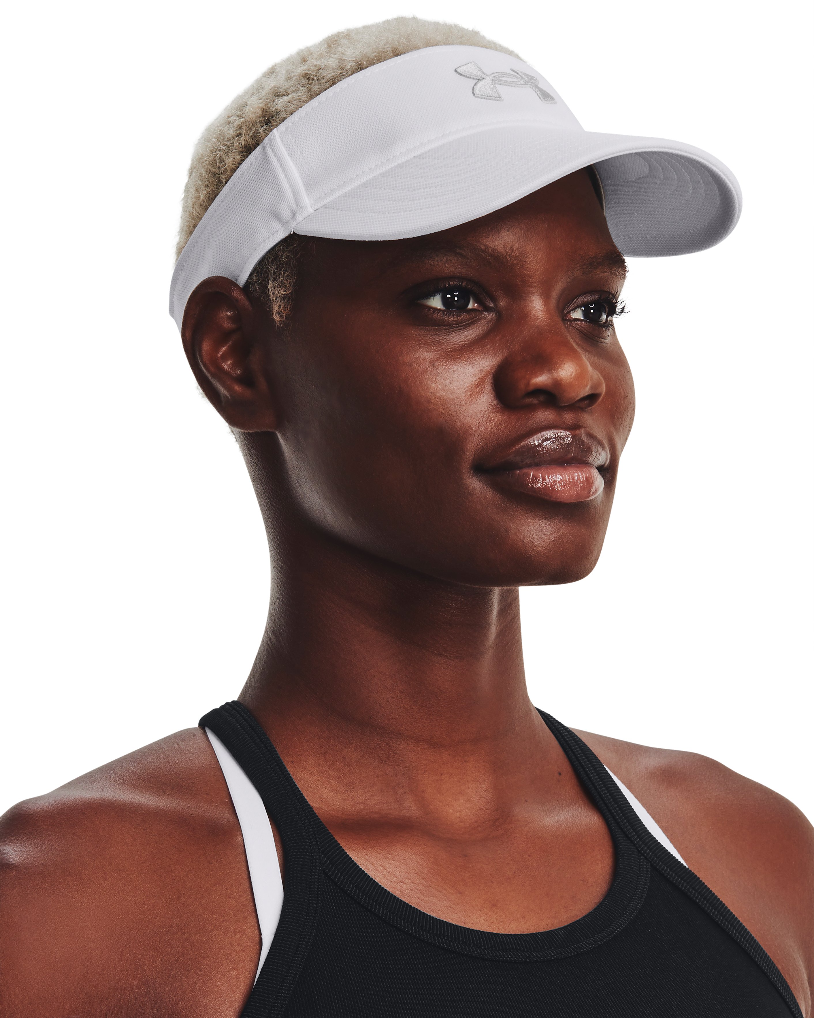 Women's UA Blitzing Visor-WHT
