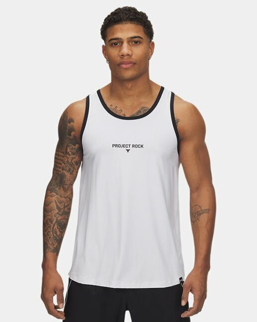 Project Rock Iso Chill Tank-WHT