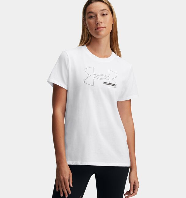 UA Rival Outline SS-WHT