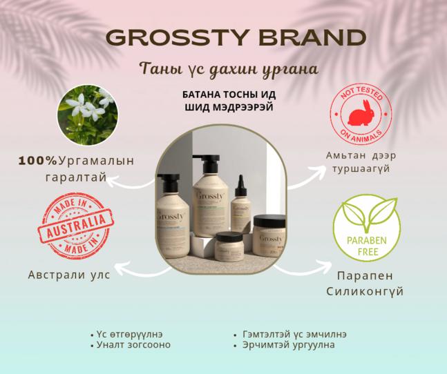 Таны үс унасаар байна уу? 100%ургамлын гаралтай,таны үсний асуудалыг төгс шийднэ 