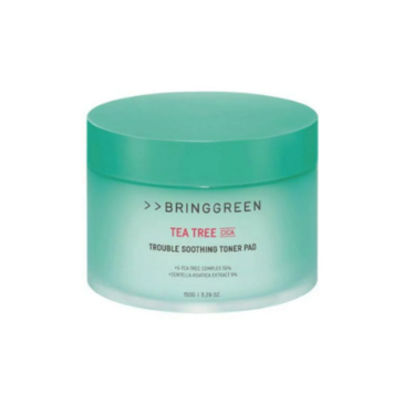 Bring Green TEA TREE CICA TROUBLE SOOTHING TONER PAD 90 pcs