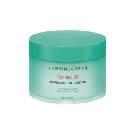 Bring Green TEA TREE CICA TROUBLE SOOTHING TONER PAD 90 pcs