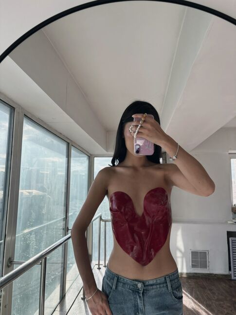 Red heart (хатуу корсет) ардаа үдээстэй