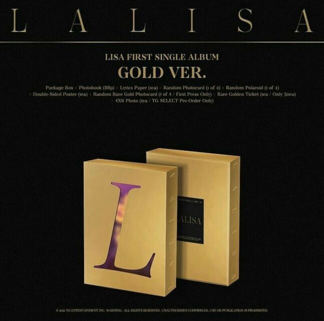 Lisa “lalisa” gold ver